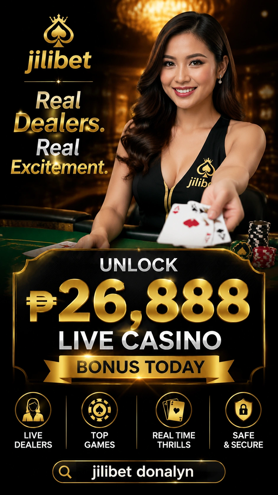 JILIBET live casino hero table view
