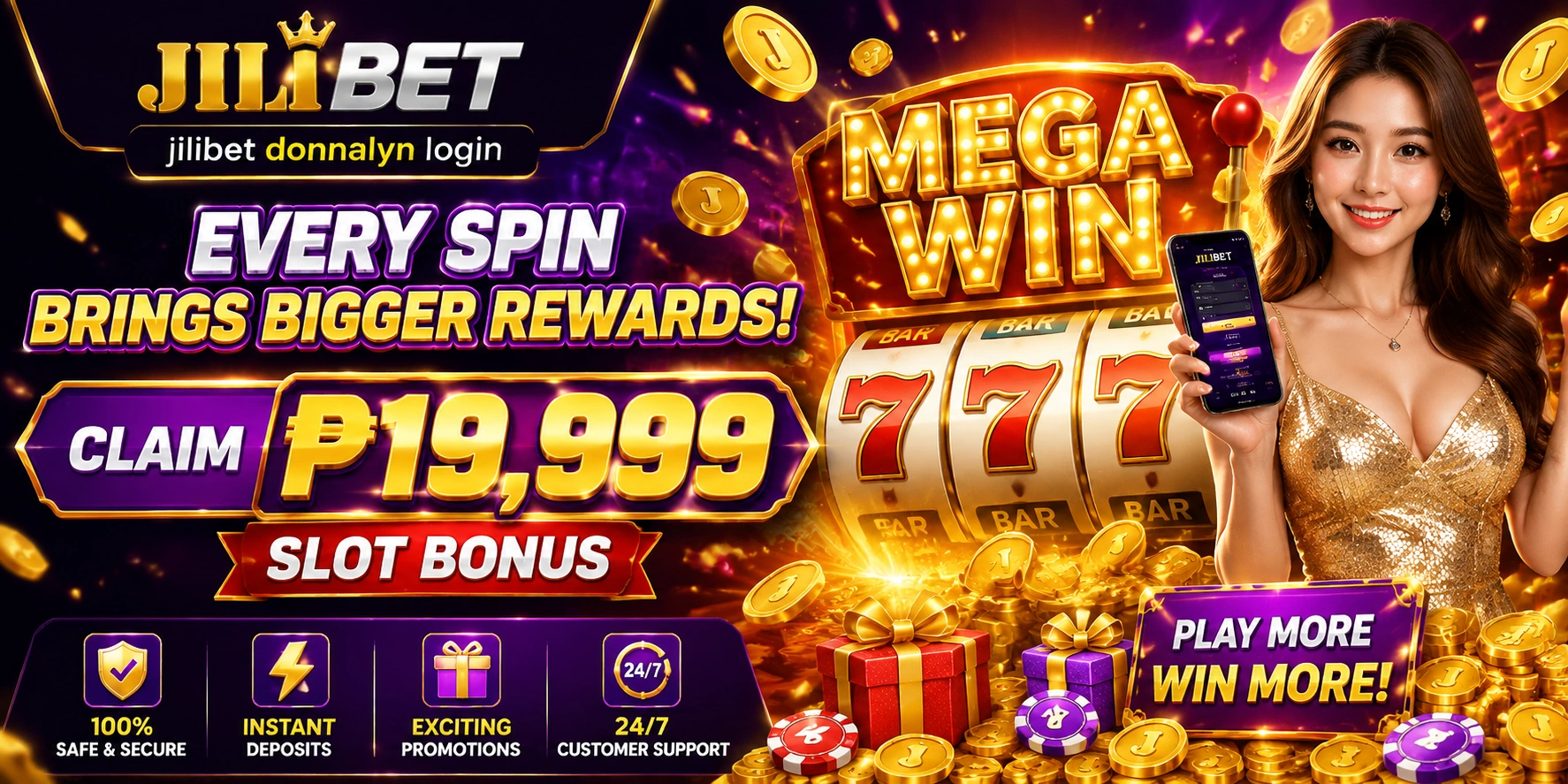 Mobile slot guide visual for Android and iOS